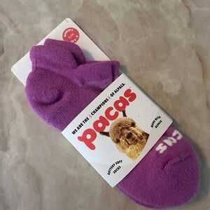 Pacas Women's Purple Alpaca Cushioned Socks